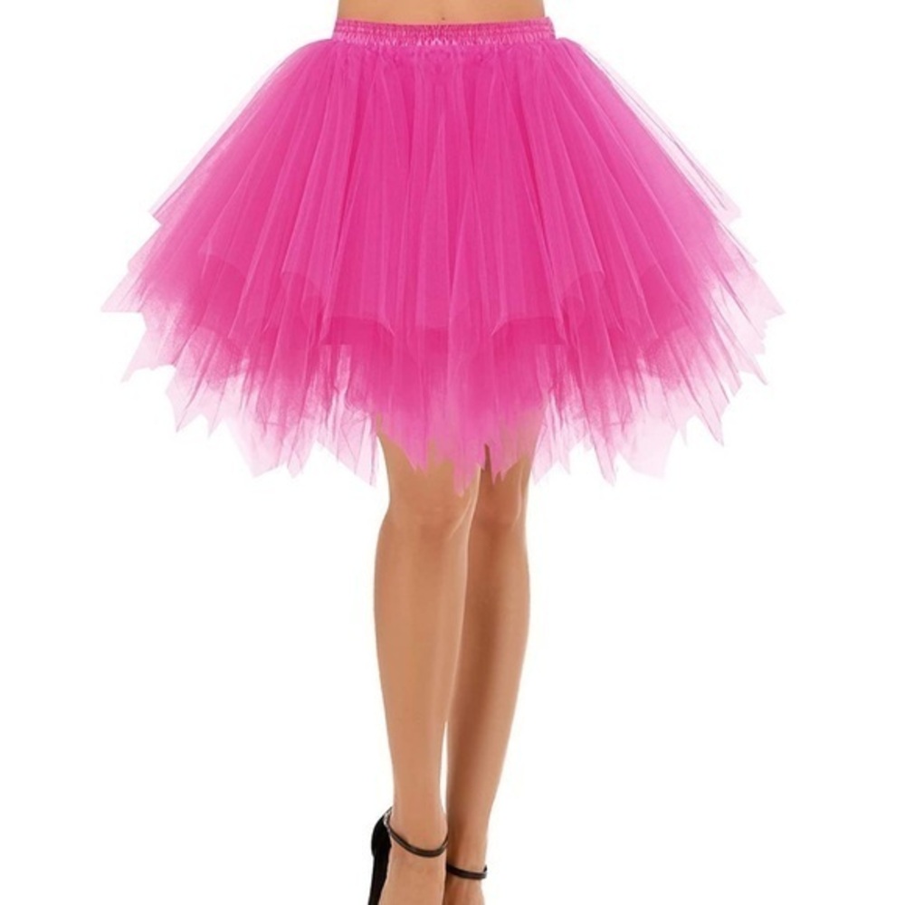 Women’s Bride Fuchsia Skirt Cosplay Party
